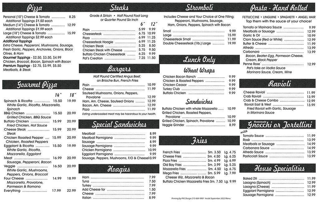 Pizza NE PhillyPizza Northeast PhiladelphiaItalian Restaurant